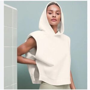 Alo Cropped Headliner Shoulder Pad Sleeveless Coverup